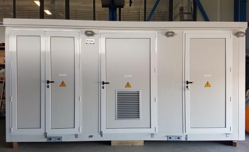 Prefabricated Outdoor Substations for R.E.S (Solar Parks, Biomass, Biogas)