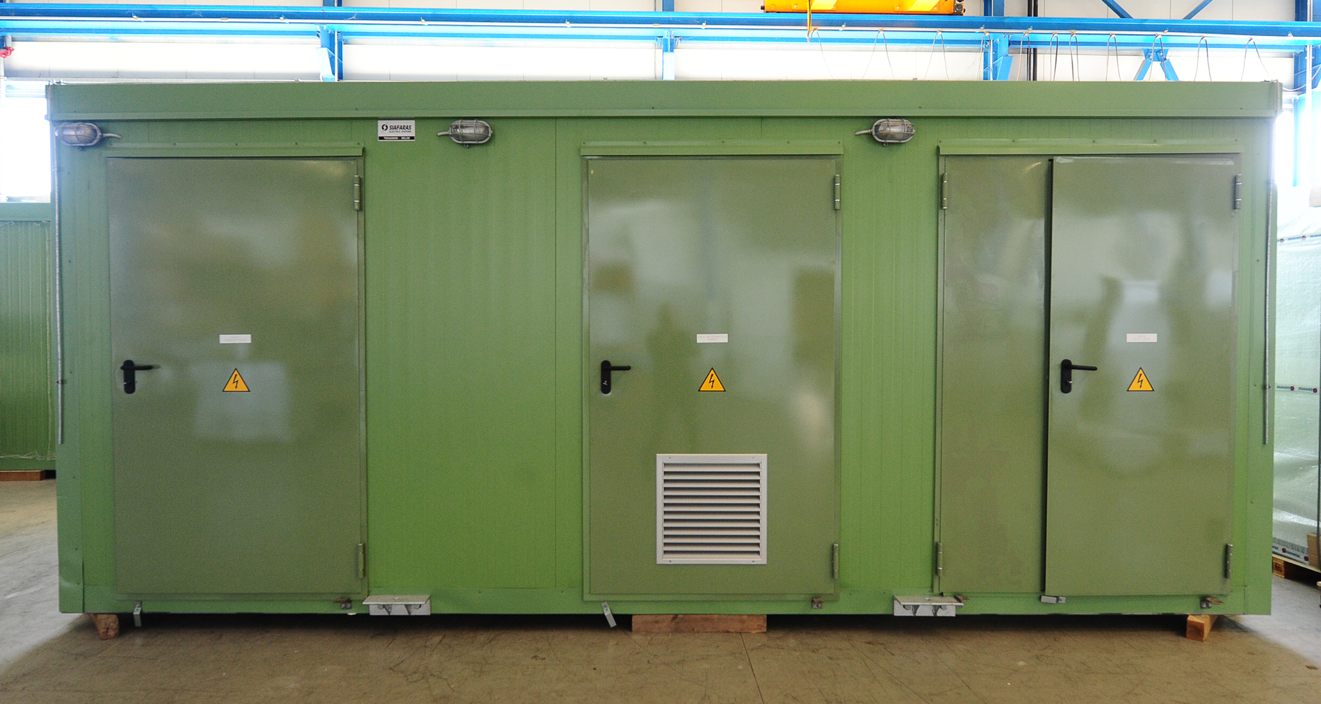 Green Pre fabricated outdoor station
